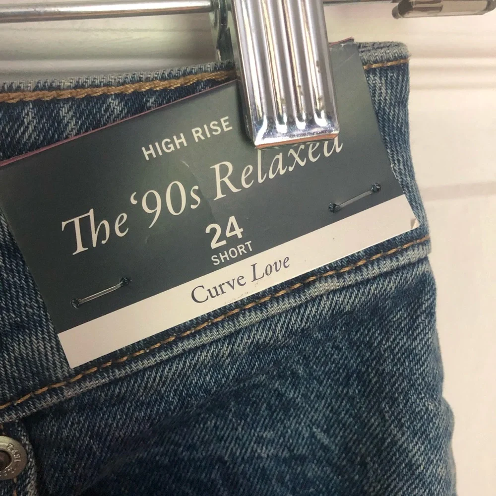 Abercrombie & Fitch High Rise 90s Relaxed Studded Women's Jeans Size 24 - Picture 11 of 12